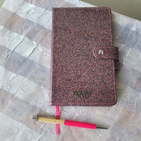 NWT Vintage Victoria's Secret Limited Edition Notebook Journal & Pen Glitter - Picture 6 of 11